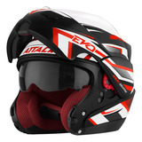 Capacete Fechado Robocop Articulado Pro Tork Dupla Viseira