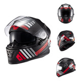 Capacete Fechado Texx Wing Grid Óculos Viseira Interno
