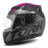 Capacete Feminino Moto Integral Evolution G7 Fosco Pro Tork