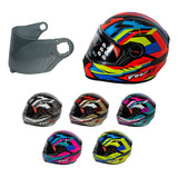 Capacete Fw3 Integral Gtx Fox C Viseira Fumê