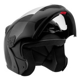 Capacete Gladiator Mixs Escamoteável Preto Fosco