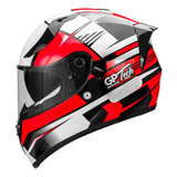 Capacete Gp Tech Flag Bandeira Viseira Solar Interna