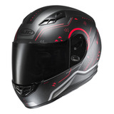 Capacete Hjc Cs 15 Safa Preto Com Vermelho 56