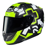 Capacete Hjc Rpha 11 Tricomposto Iannone Moto Gp Com Pinlock E Viseira Fume Extra Cor Preto Verde claro Capacete Motociclista Para Track Day Desenho Réplica Iannone Moto Gp Tamanho 62