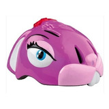 Capacete Infantil Crazy Stuff Pink Bunny Para Bike Bicicleta