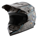 Capacete Infantil Protork Factory Edition Trilha Cros Tam 54