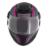 Capacete Integral Pro Tork Evolution G6 Pro Preto E Rosa Lib