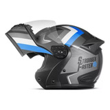 Capacete Integral Robocop Stronger Faster Gladiator Etceter