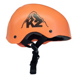 Capacete Jupping K2 Laranja Bike Skate Patins Patinete Rapel