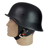 Capacete M f Capacetes Custom Coquinho Preto Aberto
