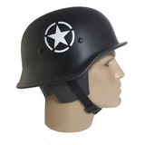 Capacete M f Custom Segunda Guerra Aberto Fosco Adulto