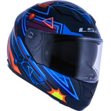 Capacete Masculino Ls2 Ff320 Synth Azul
