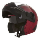 Capacete Moto Articulado Mixs Captiva Street Rider Vermelho