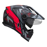 Capacete Moto Bieffe B trail Conquest Com Óculos Interno