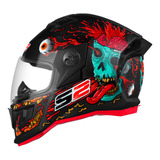 Capacete Moto Completo Moderno Stealth Narigueira