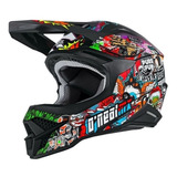 Capacete Moto Cross Oneal 3series Crank 2 0 Multi