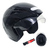 Capacete Moto Ebf Thunder Open Solid