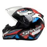 Capacete Moto Fechado Ebf New Spark Dragon Com Narigueira