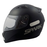 Capacete Moto Fechado Ebf New Spark Esportivo Com Narigueira Tamanho Do Capacete 61 Cor Preto Fosco