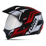 Capacete Moto Fechado Motard Cross Trilha