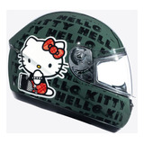 Capacete Moto Fechado Peels Hello Kitty Spike Hk Punk