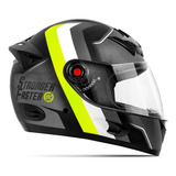 Capacete Moto Integral Fosco Etceter Stronger Faster