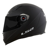 Capacete Moto Ls2 Ff358 Monocolor Preto