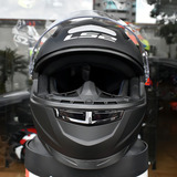 Capacete Moto Ls2 Ff358 Monocolor Preto Fosco Matt Black