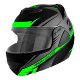 Capacete Moto Robocop Escamoteável Pro Tork V pro Jet 3