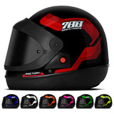 Capacete Moto Sport Moto 788 Sanmarino Viseira Fume Integral