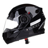 Capacete Moto Texx Gladiator V3 Escamoteável Robocop