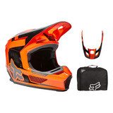 Capacete Moto Trilha Fox V2 Dier Com Bolsa Pala Extra