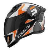 Capacete Moto Urbano Dia A Dia Pro Tork Stealth Viseira Fumê