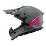 Capacete Motocross Fast 788 Gray Trilhas