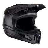 Capacete Motocross Leatt Moto 3 5 Preto Cinza Promoção