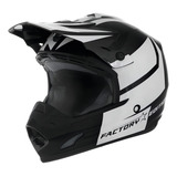 Capacete Motocross Pro Tork Th1 Factory Edition Cor Preto branco Tamanho Do Capacete 58