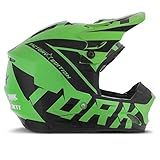 Capacete Motocross Th1 Factory Edition Preto Verde 60