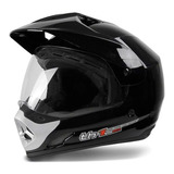 Capacete Motocross Th1 Vision Viseira Cristal Enduro Trilha