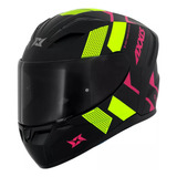 Capacete Motoqueiro Axxis Unisex Lançamento Fluor Yellow