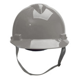 Capacete Msa V gard Carneira Push Key C jugular Cinza