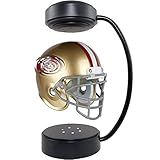 Capacete NFL Colecionáveis Capacete De Futebol Flutuante Com Suporte Eletromagnético E Luz Ambiente Fãs De Rugby Suspensão Magnética Decoração De Casa