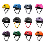 Capacete Niggli Iron Fosco Diversas Cores Cor Cinza Fita Quadriculada Tamanho P 55cm 57cm