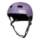 Capacete Niggli Pads Iron Profissional Lilás Fosco