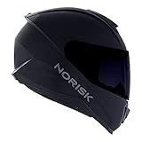CAPACETE NORISK RAZOR MONOCOLOR PRETO FOSCO 58 M