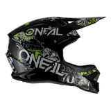 Capacete Oneal 3series Attack 2 0 Black Neon Yellow