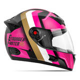 Capacete Para Moto Integral Etceter Stronger