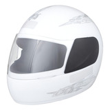 Capacete Para Moto Integral Pro Tork Liberty Four Branco Solid Tamanho 60