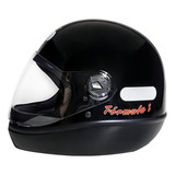 Capacete Para Moto Integral San Marino Classic Preto Tamanho 56
