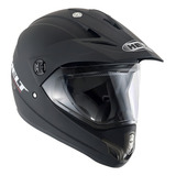 Capacete Para Moto Motocross Helt Cross Cross Vision Preto fosco Tamanho 60