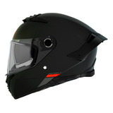 Capacete Para Moto Mt Helmets Thunder Thunder 4sv Preto Fosco Tamanho M